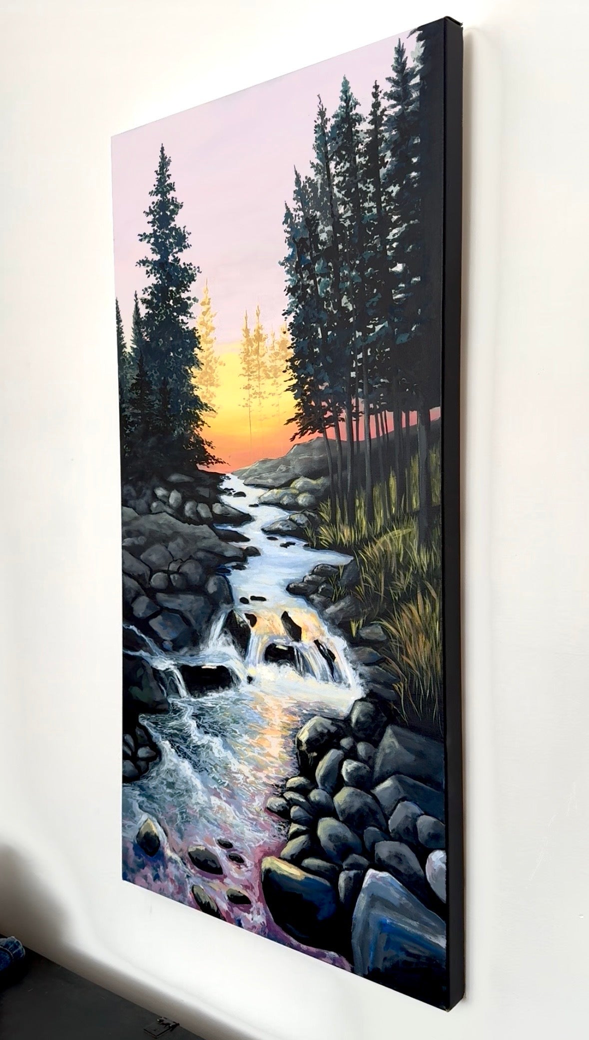 “Sunset Over Still waters” Original Painting
