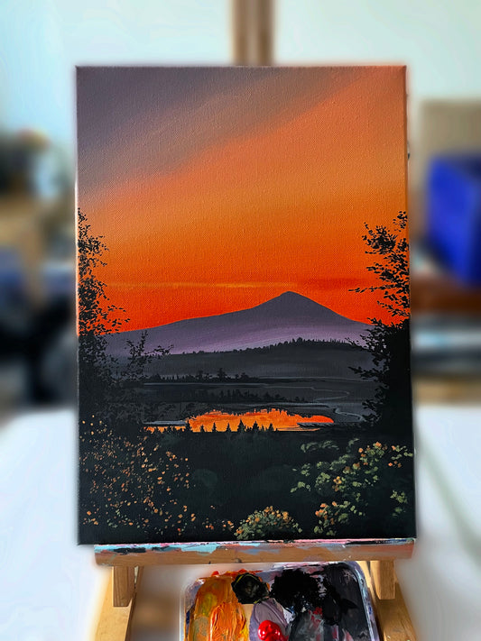‘Orange Embers’ Original Painting